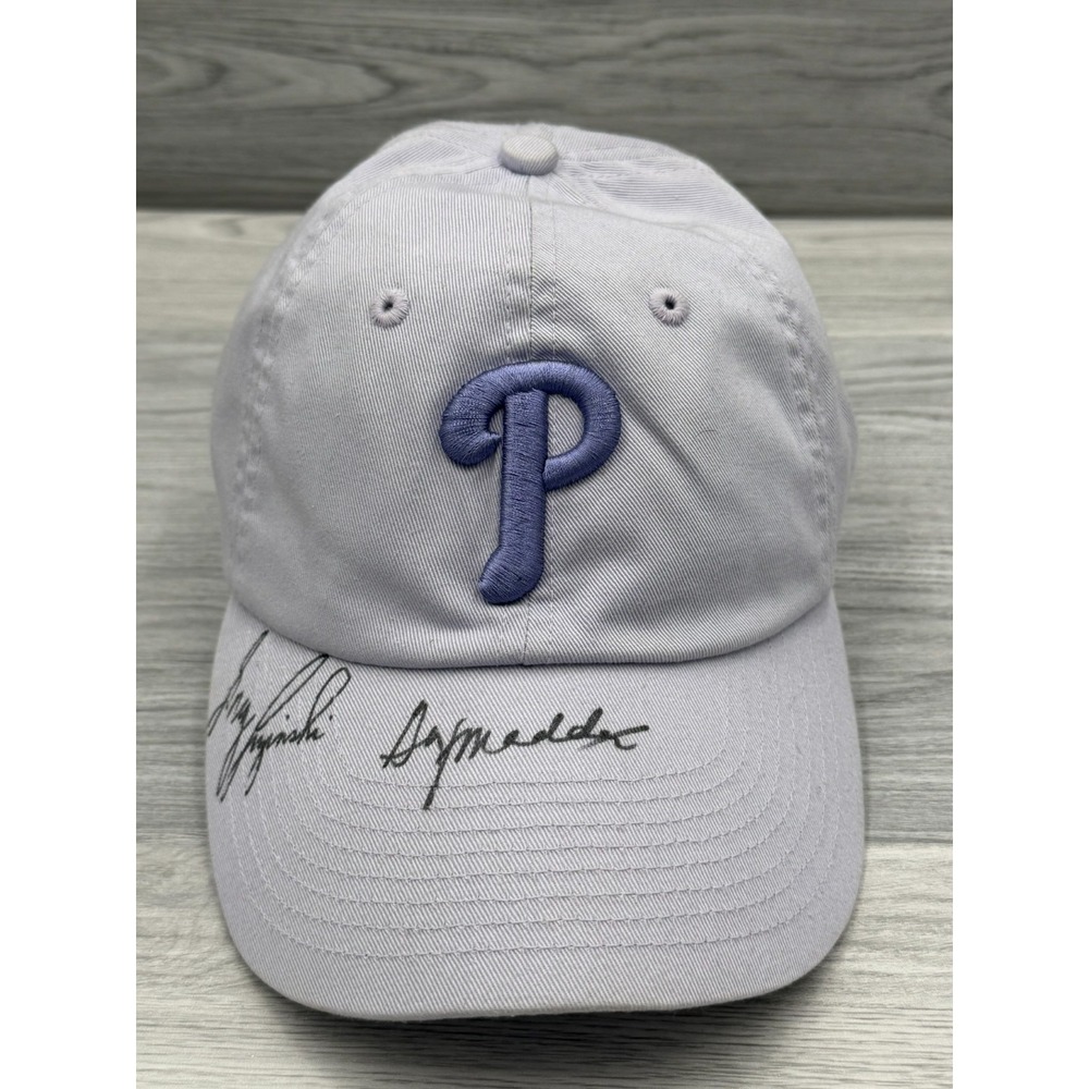 MLB Philadelphia Phillies Garry Maddox & Greg Luzinski Autograph Hat